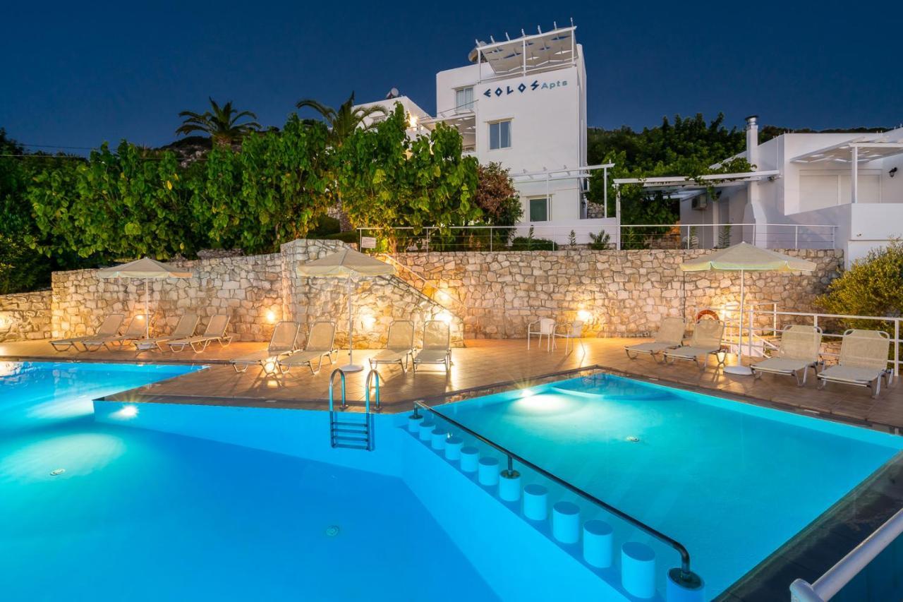 Eolos Apartments Hriszí Aktí Haniá Kültér fotó