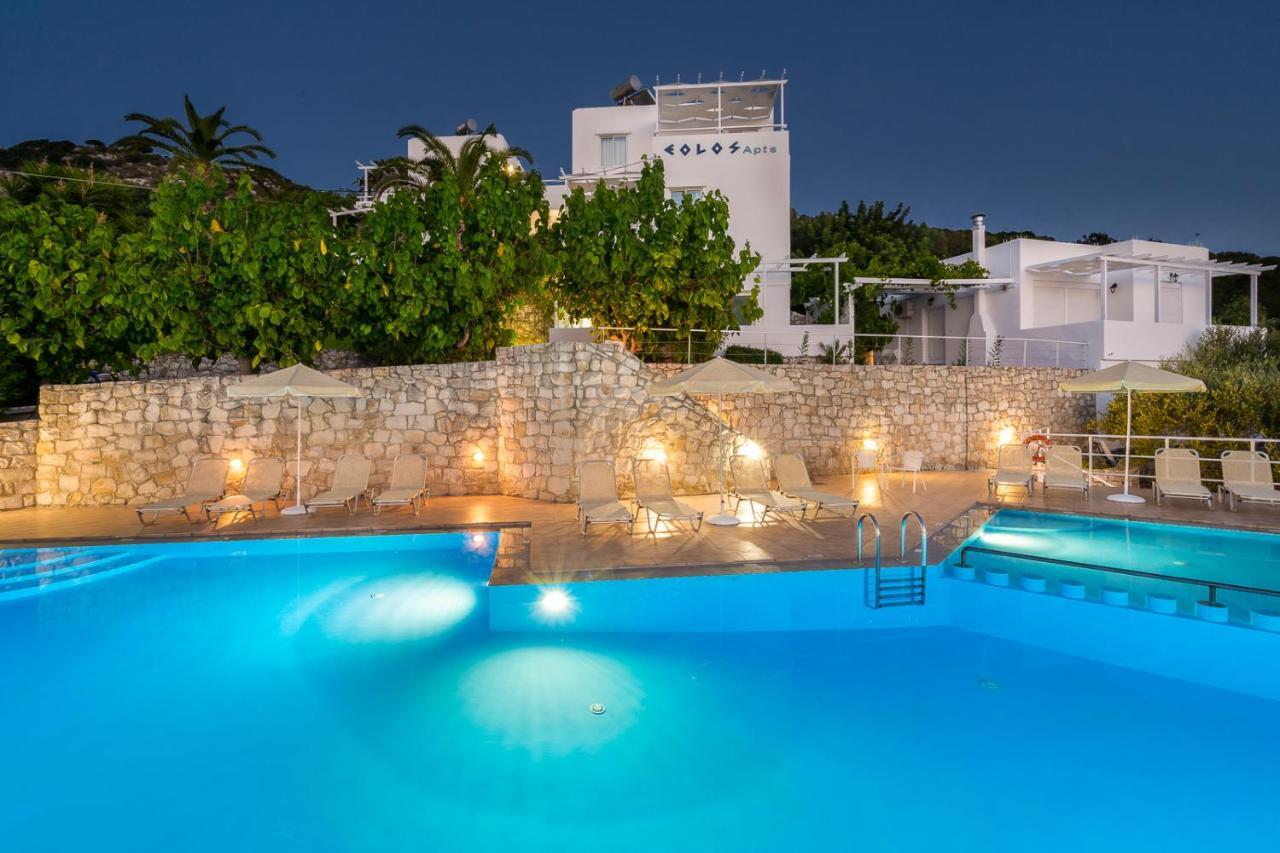 Eolos Apartments Hriszí Aktí Haniá Kültér fotó
